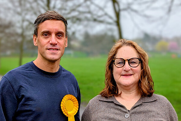 Paul Dennison and Shelley Salter