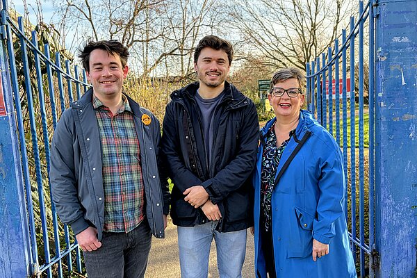 Nicholas, David and Liz