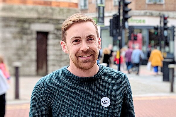 Cllr Luke Cawley-Harrison in Crouch End